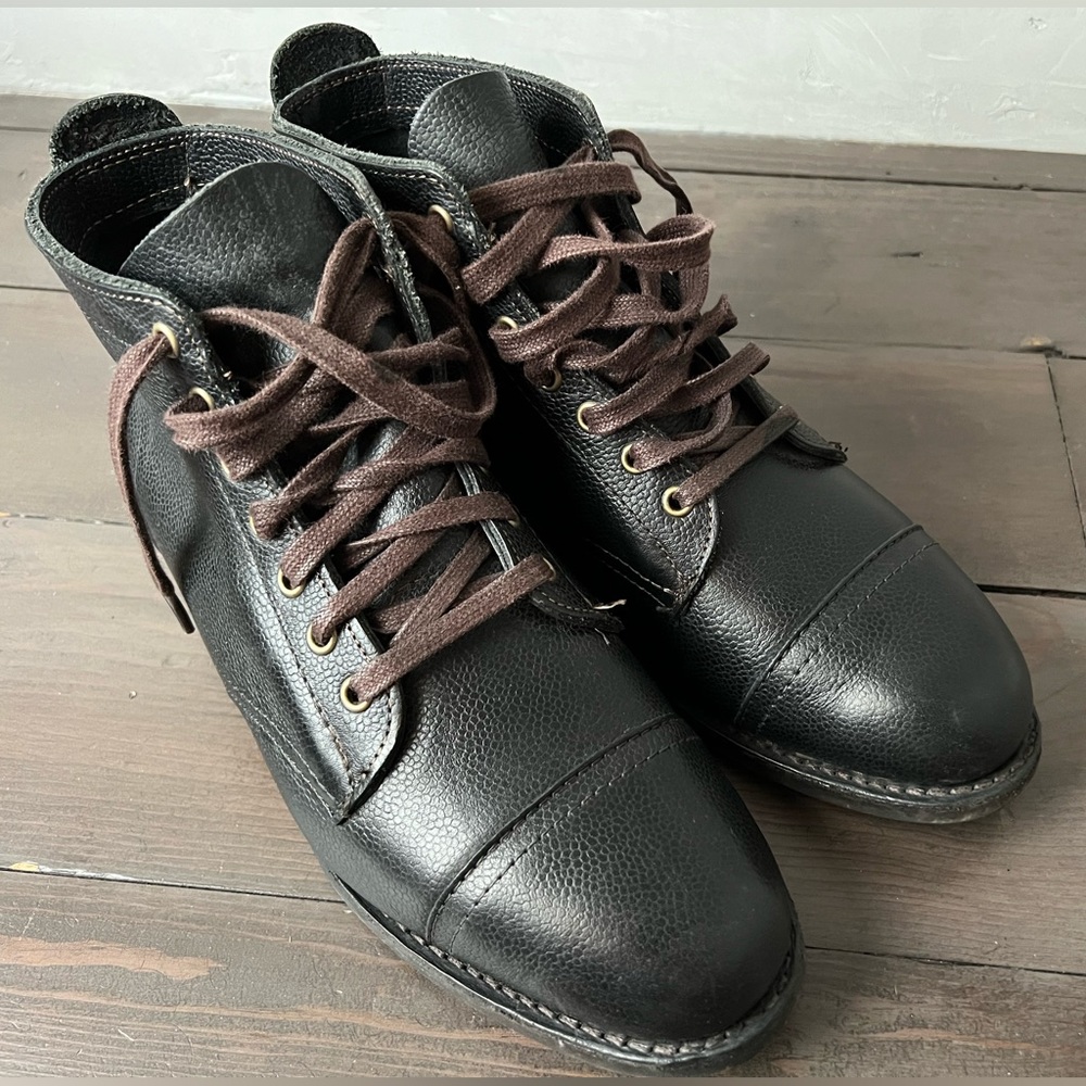 Allen Edmonds Promontory Point Black Grain Boot 7D